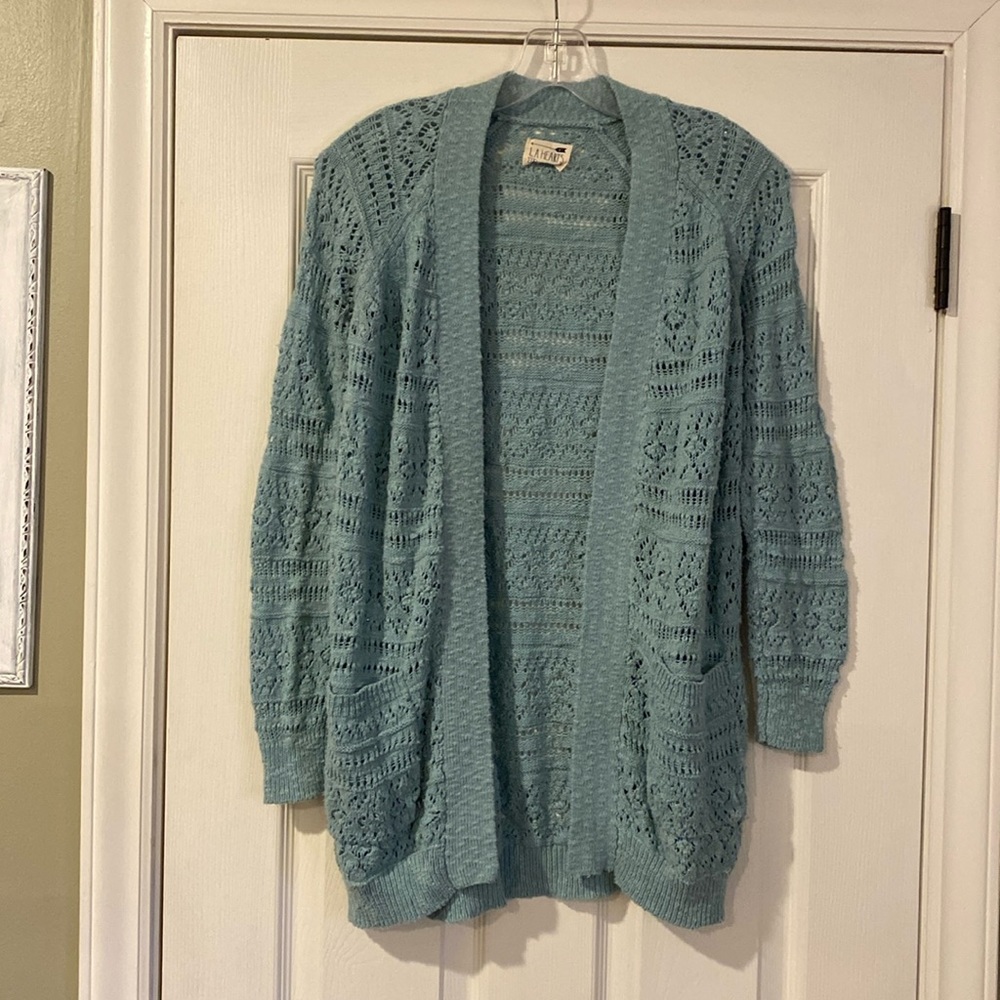 Blue Cardigan